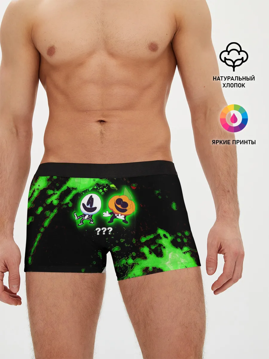 Мужские трусы боксеры / Skid and Pump