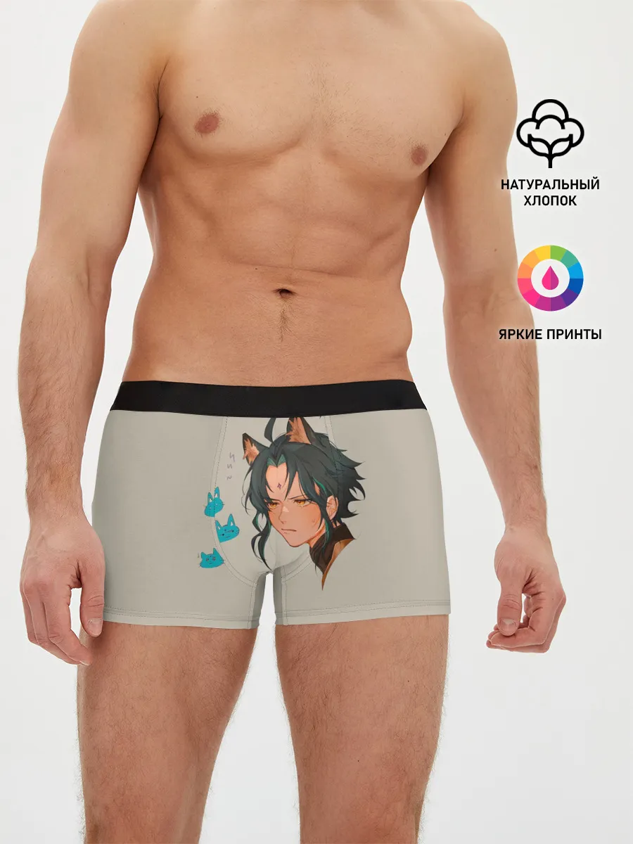 Мужские трусы боксеры / Сяо из Genshin Impact
