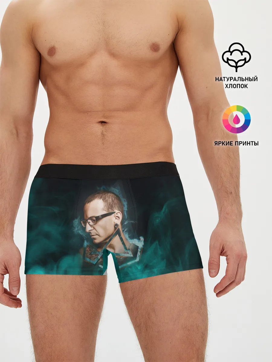 Мужские трусы боксеры / CHESTER | LINKIN PARK | ЛИНКИН ПАРК