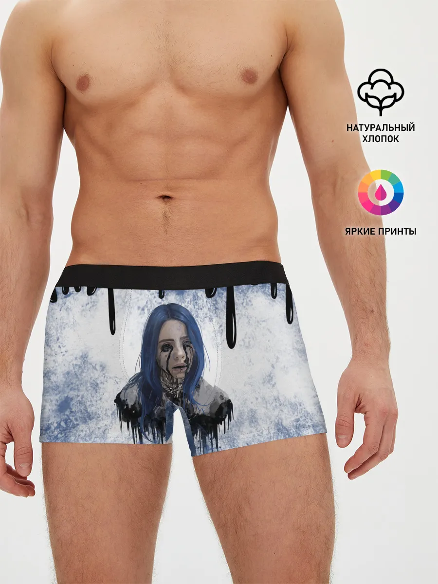 Мужские трусы боксеры / BILLIE EILISH | БИЛЛИ АЙЛИШ