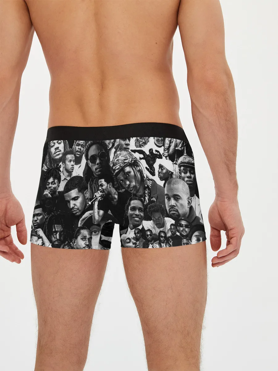 Мужские трусы боксеры / Music Rap allpic