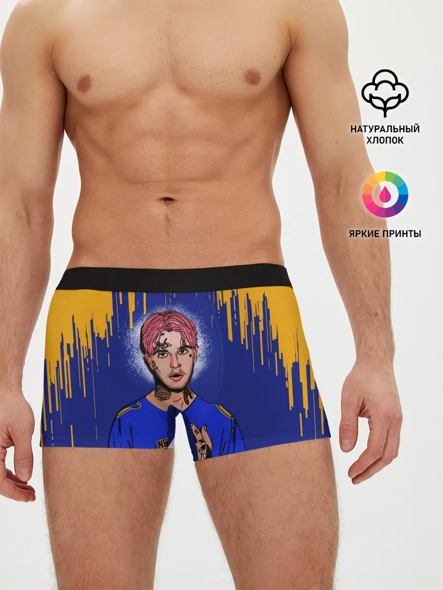 Мужские трусы боксеры / LIL PEEP | ЛИЛ ПИП