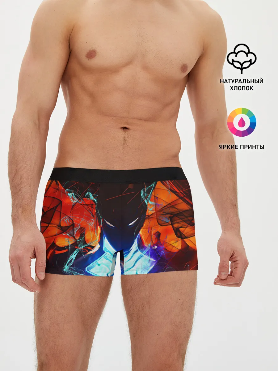 Мужские трусы боксеры / Поднятие уровня в одиночку