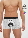 Мужские трусы боксеры / Панда Любовь Сердце Брызги