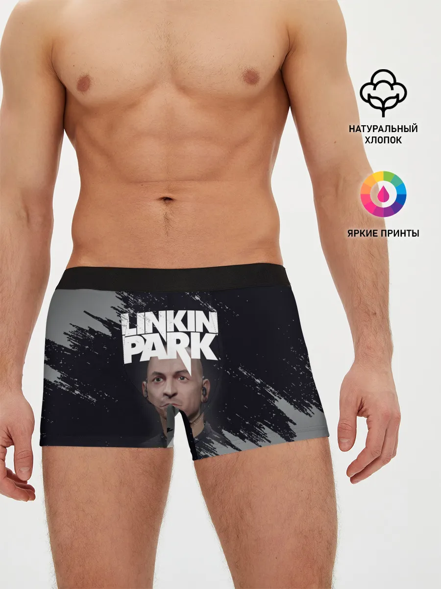 Мужские трусы боксеры / ЧЕСТЕР | ЛИНКИН ПАРК