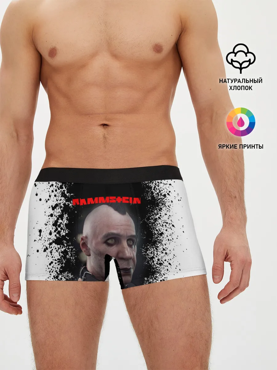 Мужские трусы боксеры / RAMMSTEIN | РАМШТАЙН