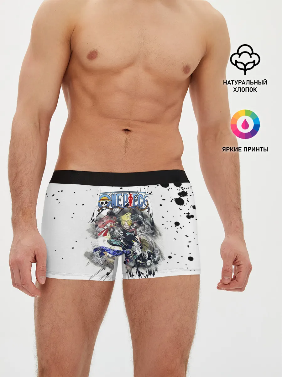 Мужские трусы боксеры / Винсмок Санджи One Piece