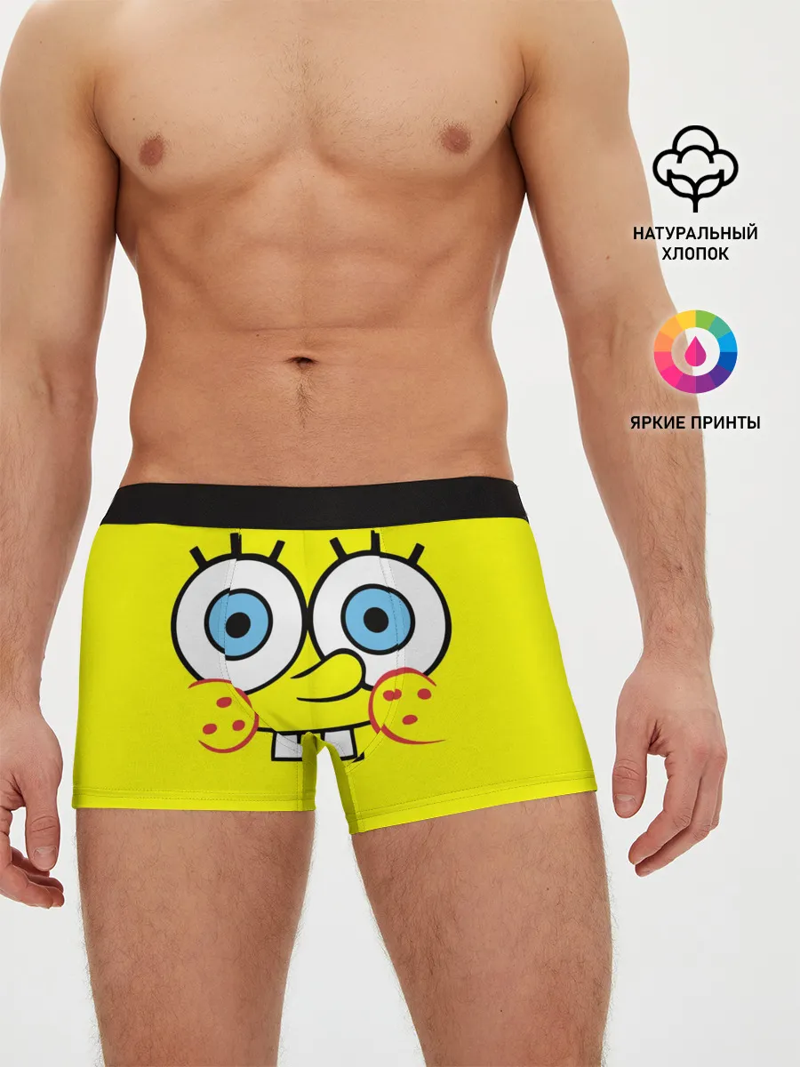 Мужские трусы боксеры / Губка БОБ