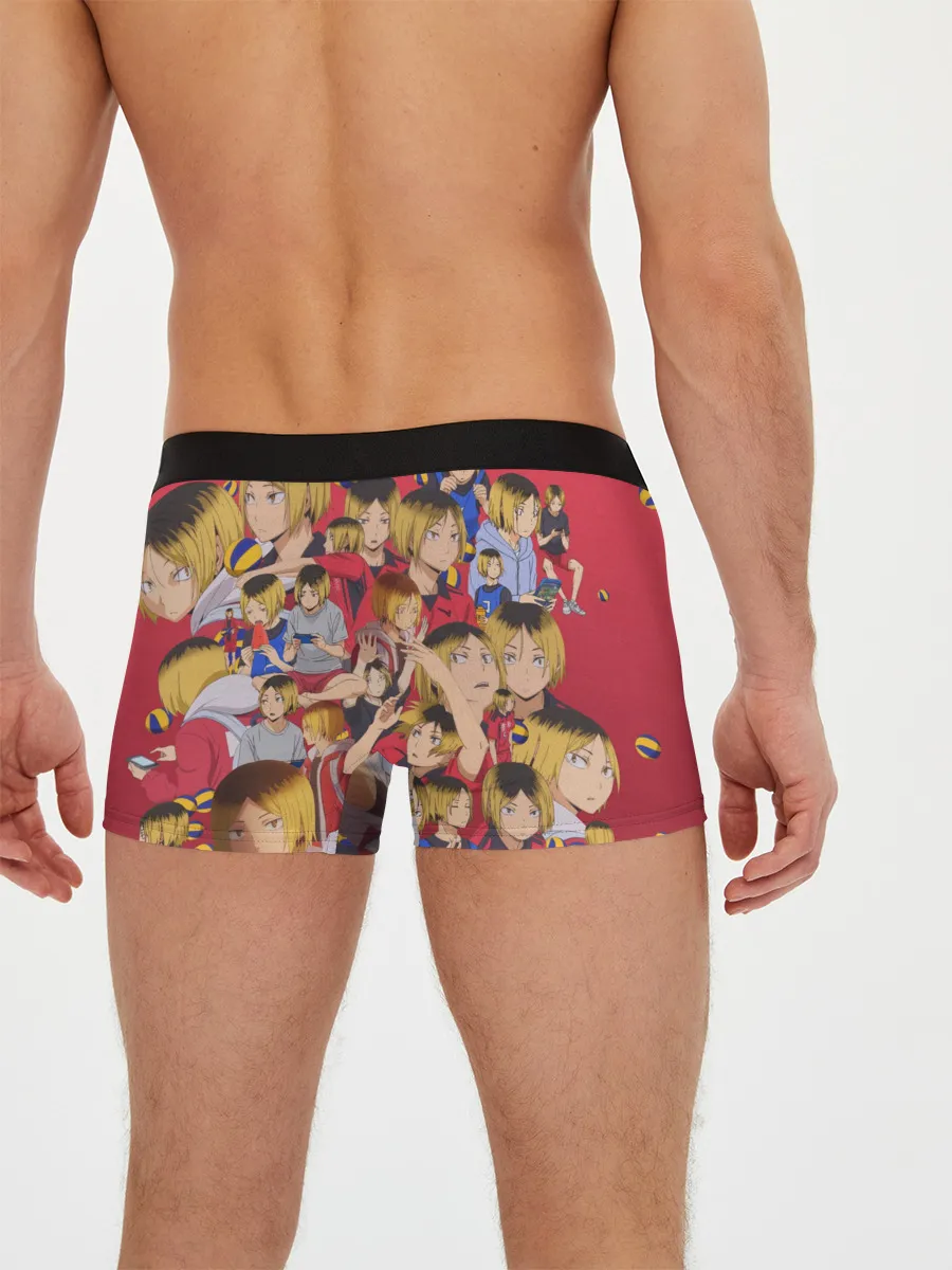 Мужские трусы боксеры / Kozume Kenma Pattern Color