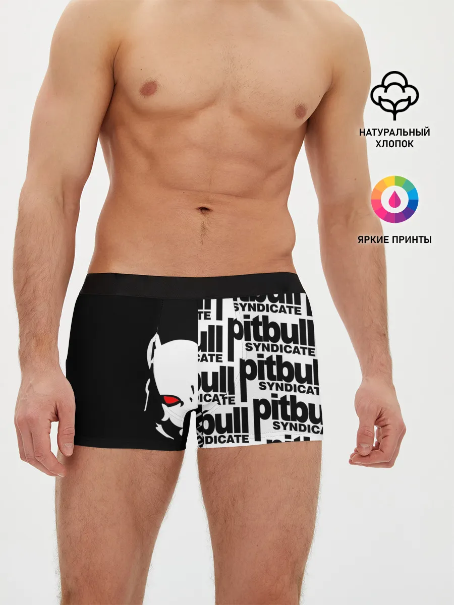 Мужские трусы боксеры / PITBULL SYNDICATE / ПИТБУДЬ