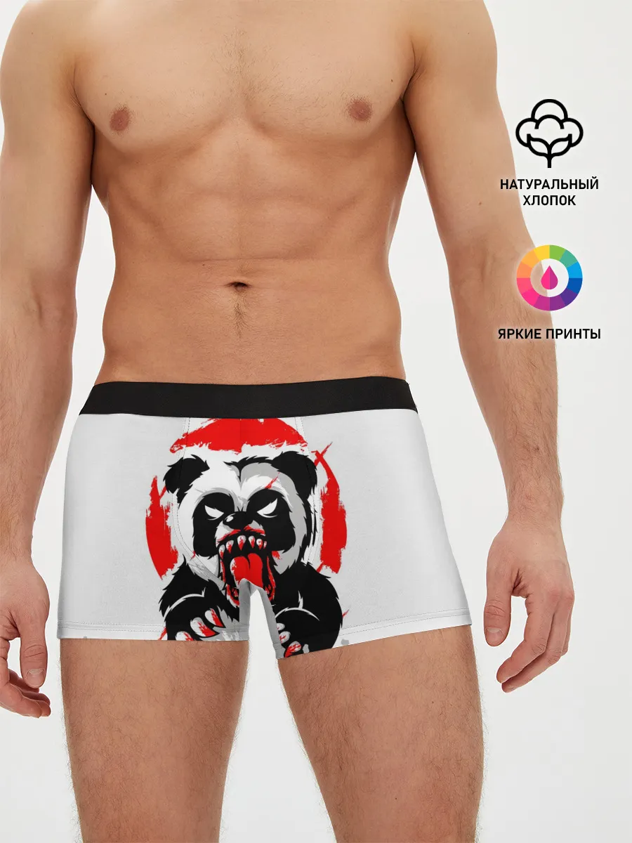 Мужские трусы боксеры / Злая Кровавая Панда