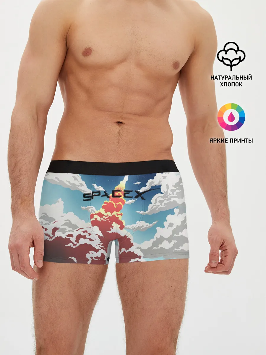 Мужские трусы боксеры / Ракета | SpaceX