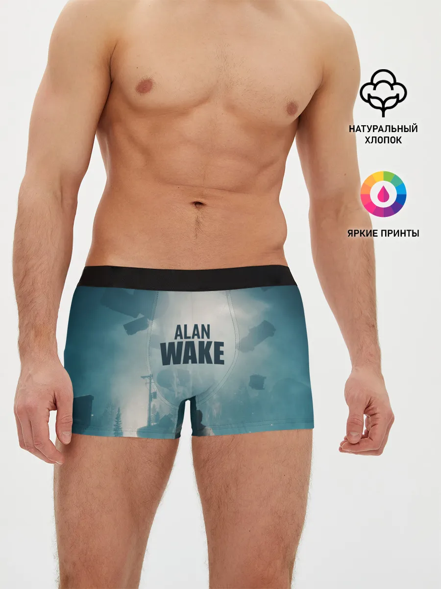 Мужские трусы боксеры / Алан Уэйк арт