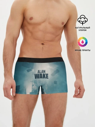 Мужские трусы боксеры / Алан Уэйк арт