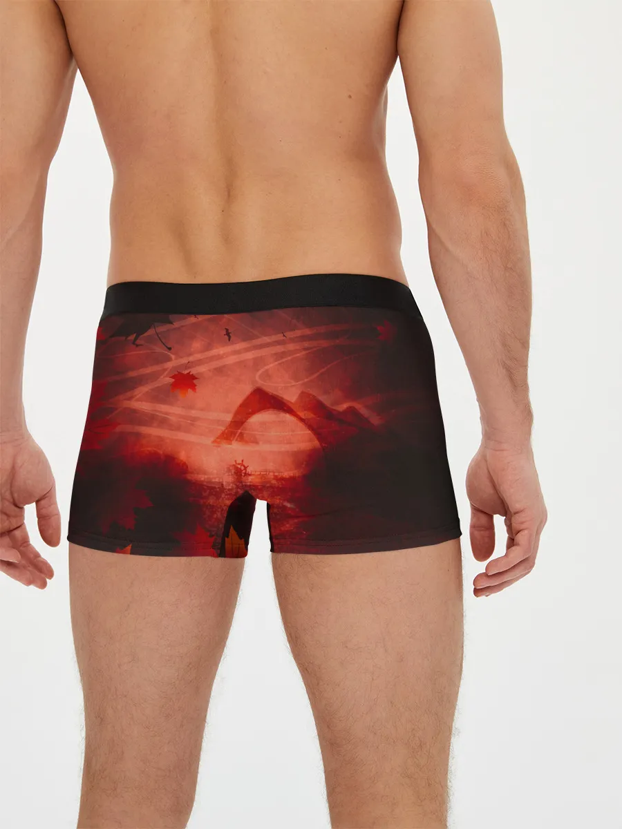 Мужские трусы боксеры / Кадзуха в кленовых листьях