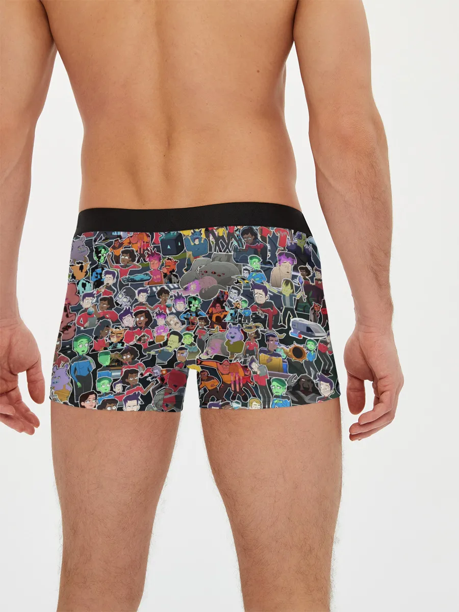 Мужские трусы боксеры / Нижние палубы стикерпак