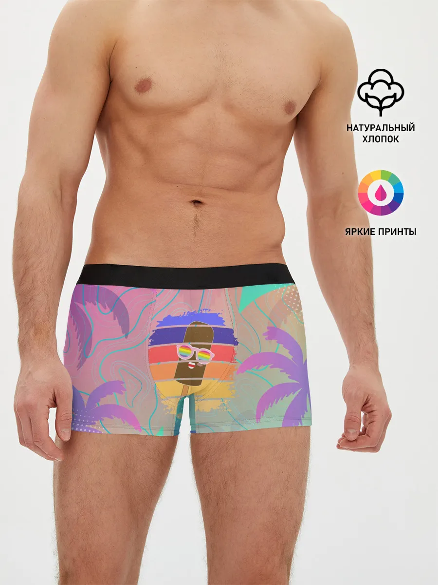 Мужские трусы боксеры / Эскимо в Тропиках