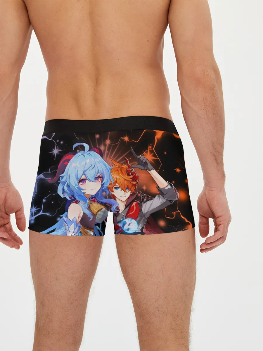 Мужские трусы боксеры / Тарталья и Гань Юй, Genshin Impact