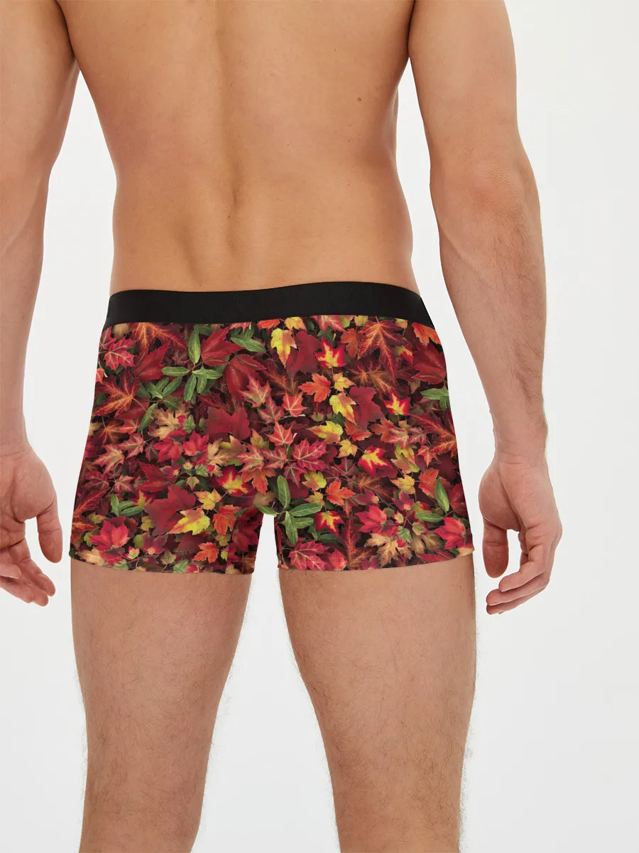 Мужские трусы боксеры / Осенний череп