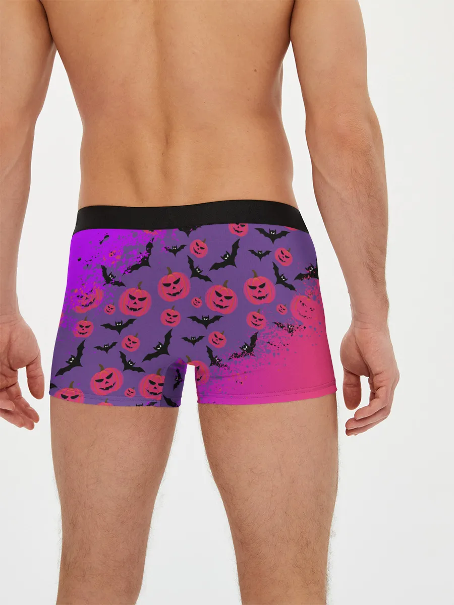 Мужские трусы боксеры / HALLOWEEN NEON