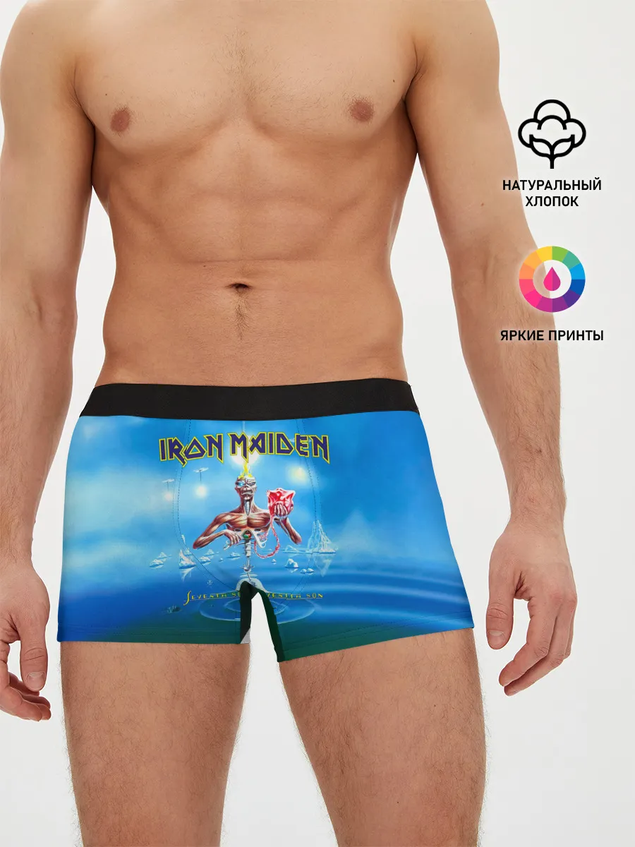 Мужские трусы боксеры / Seventh Son of a Seventh Son - Iron Maiden