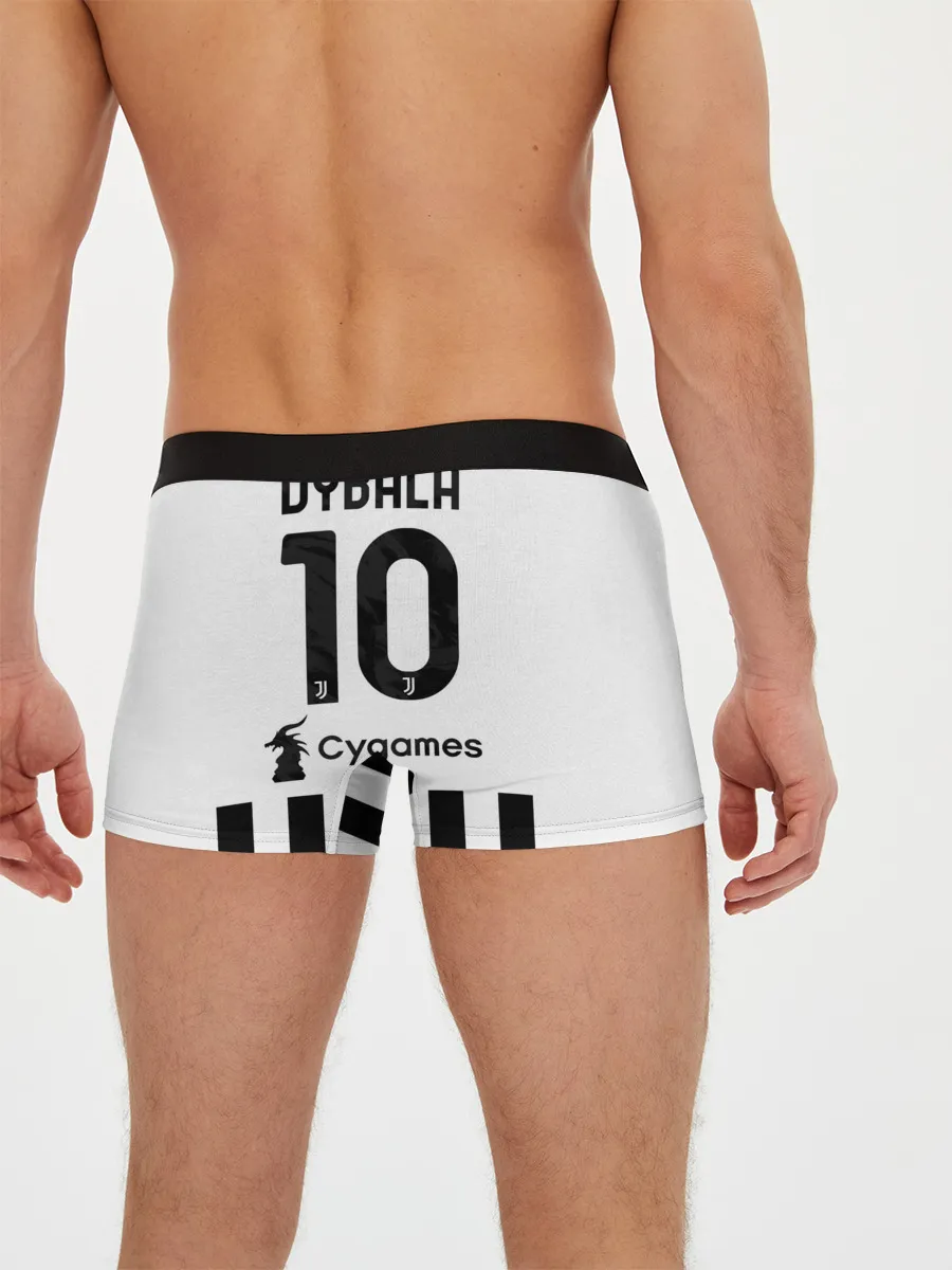 Мужские трусы боксеры / Дибала Ювентус форма 2021/2022