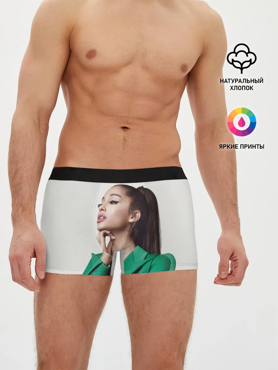 Мужские трусы боксеры / Ариана в зелёном