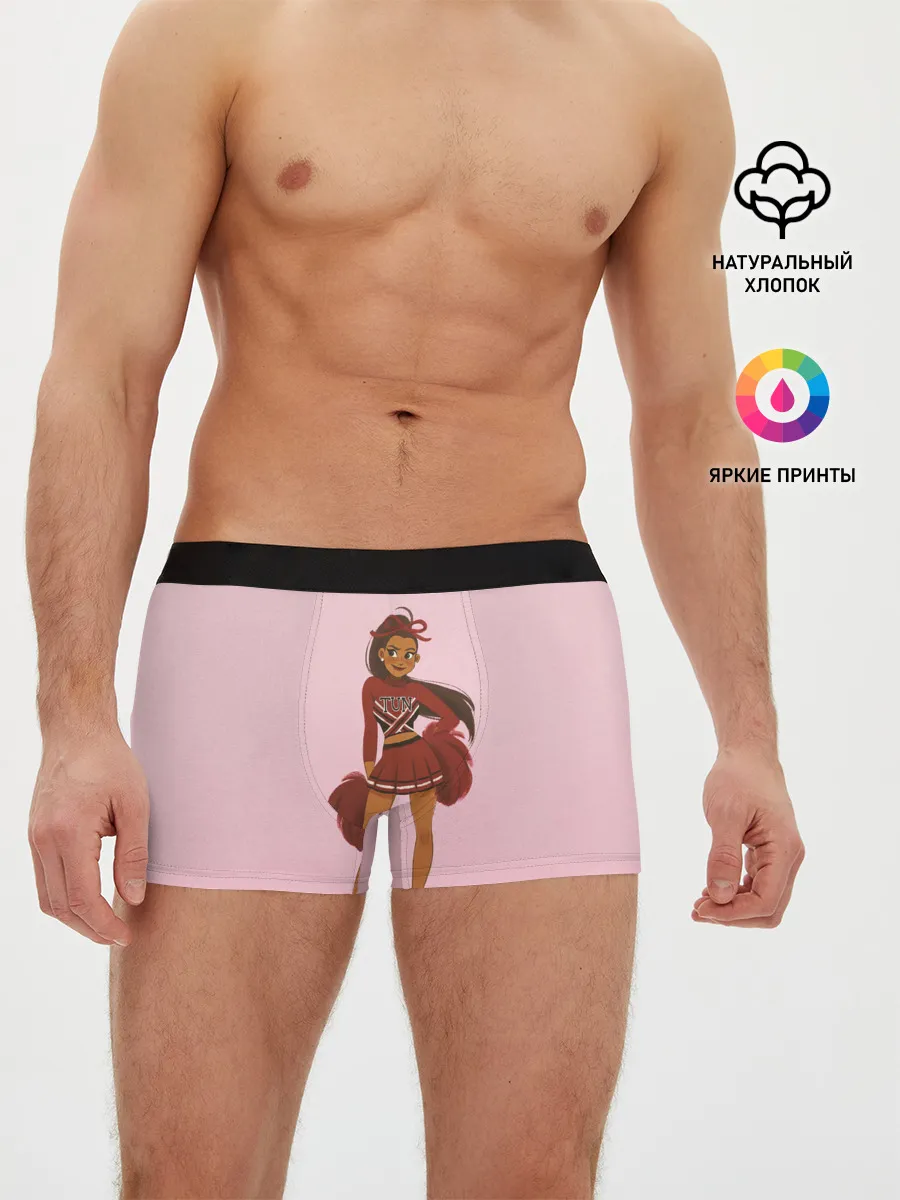 Мужские трусы боксеры / Черлидерша Ариана