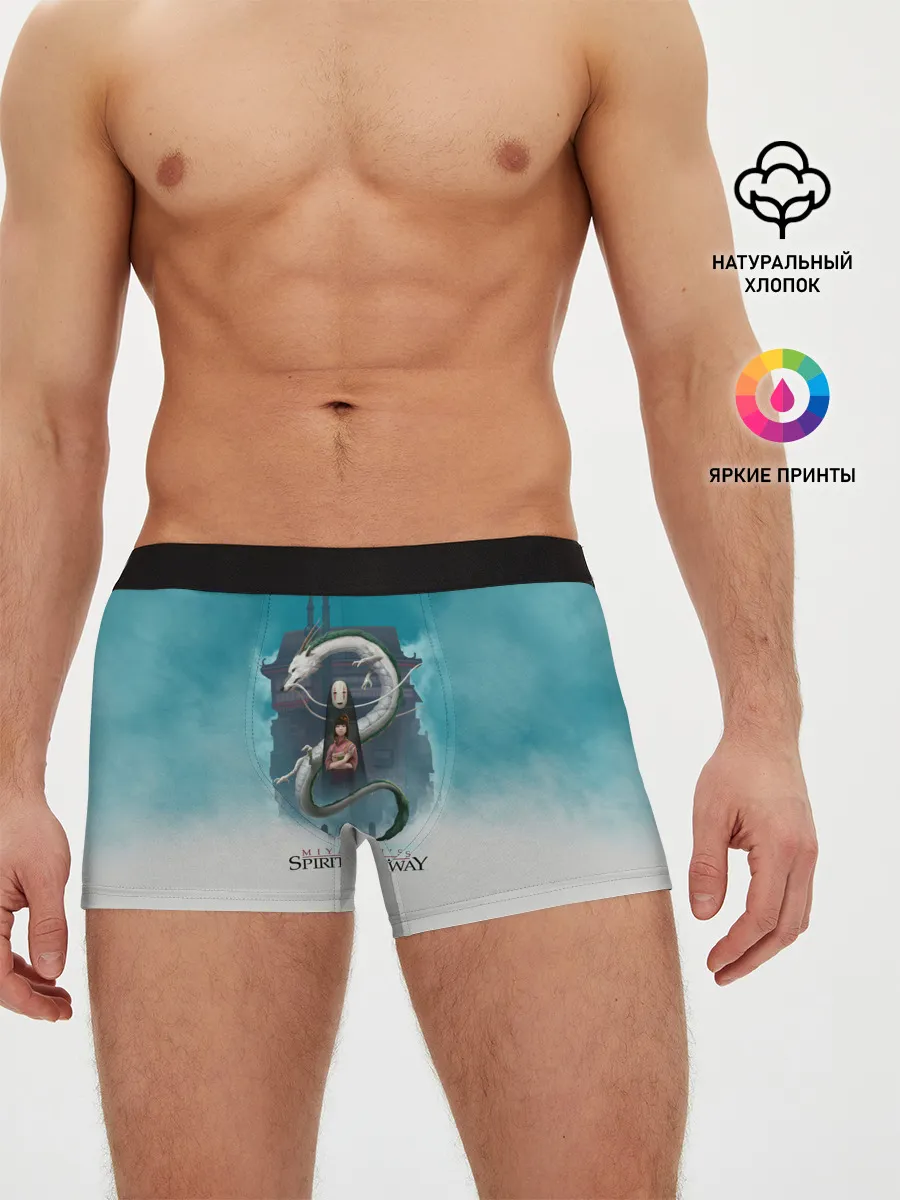 Мужские трусы боксеры / Каонаси и Хаку Унесённые призраками