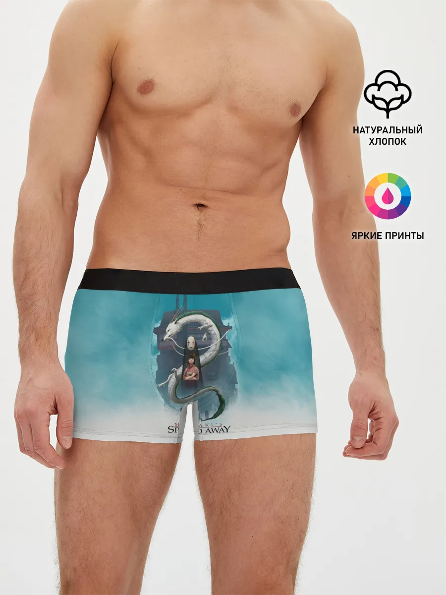 Мужские трусы боксеры / Каонаси и Хаку Унесённые призраками