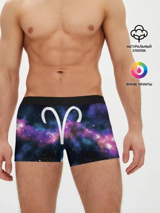Мужские трусы боксеры / Овен / Aries, Знак зодиака