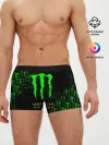 Мужские трусы боксеры / MONSTER ENERGY NEON | МОНСТЕР НЕОН