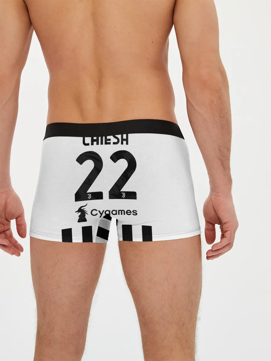 Мужские трусы боксеры / Федерико Кьеза Ювентус форма 2021/2022