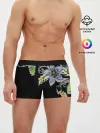 Мужские трусы боксеры / Цветочная композиция с бабочками