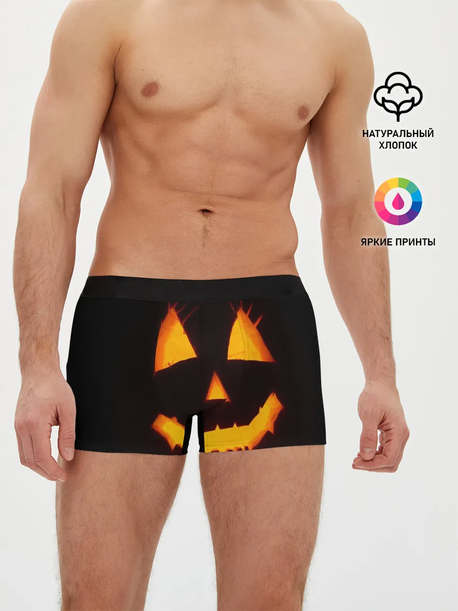 Мужские трусы боксеры / helloween | pumpkin jack
