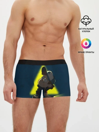 Мужские трусы боксеры / Dipper and yellow triangle