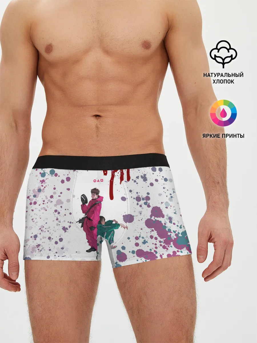 Мужские трусы боксеры / SQUID GAME | ИГРА В КАЛЬМАРА