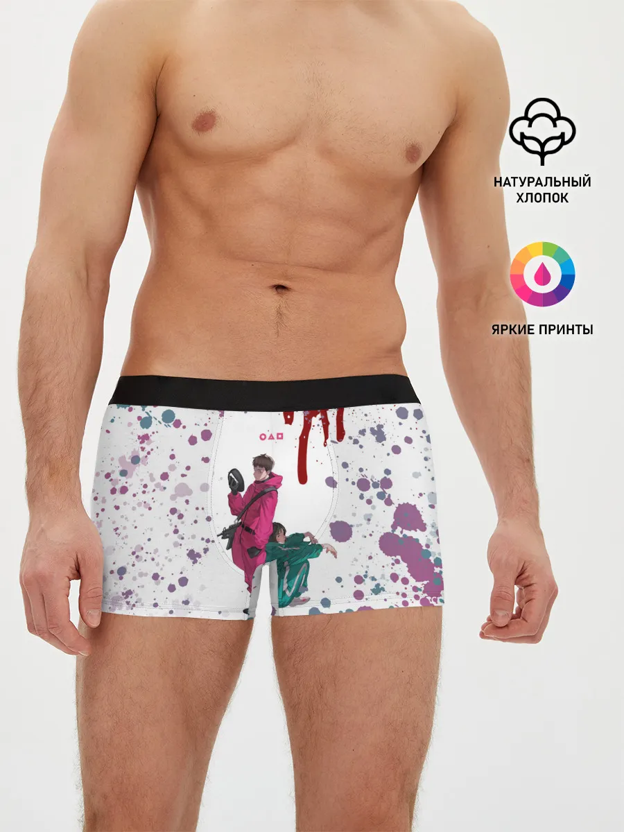 Мужские трусы боксеры / SQUID GAME | ИГРА В КАЛЬМАРА