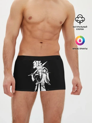 Мужские трусы боксеры / Гинтоки Саката держит меч Гинтама
