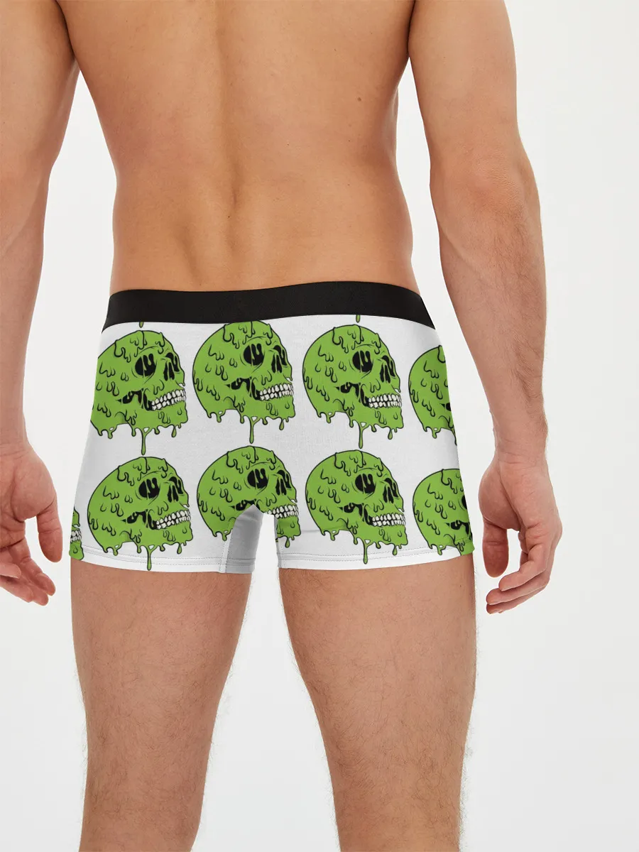 Мужские трусы боксеры / Кислотный Череп!)