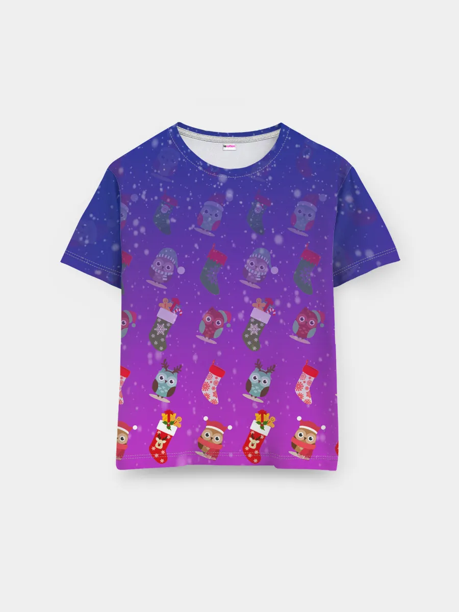 Мужская базовая футболка / Новый год