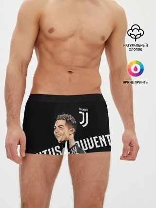 Мужские трусы боксеры / КРИШТИАНУ РОНАЛДУ / JUVENTUS