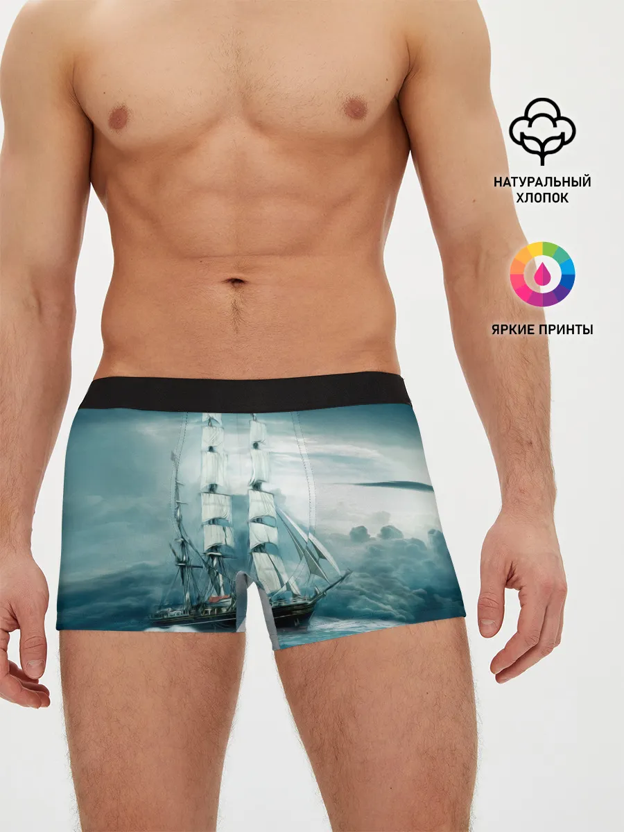 Мужские трусы боксеры / Парусник