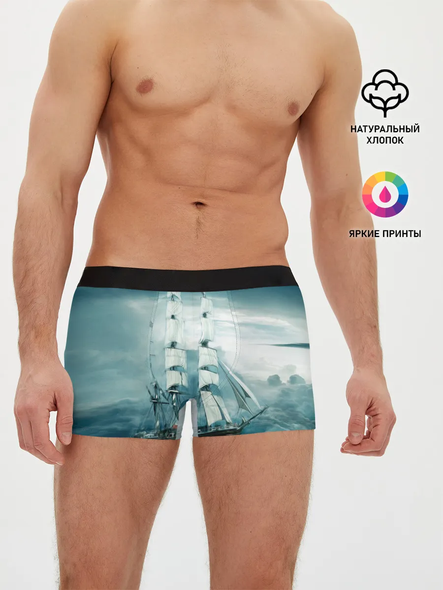 Мужские трусы боксеры / Парусник