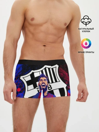 Мужские трусы боксеры / ЛУИС СУАРЕС / БАРСЕЛОНА