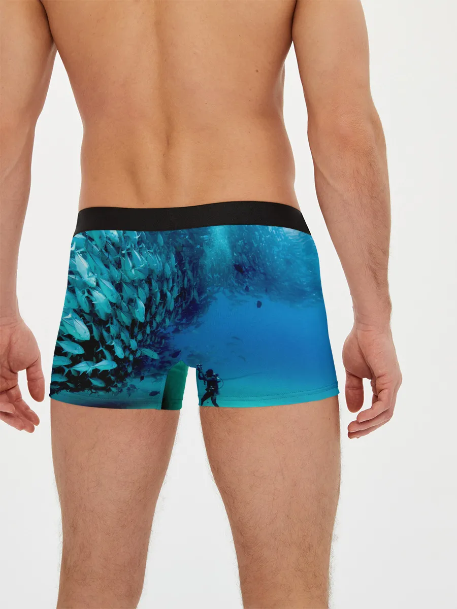 Мужские трусы боксеры / Фото дайвинг