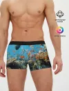 Мужские трусы боксеры / Коралловые рыбки