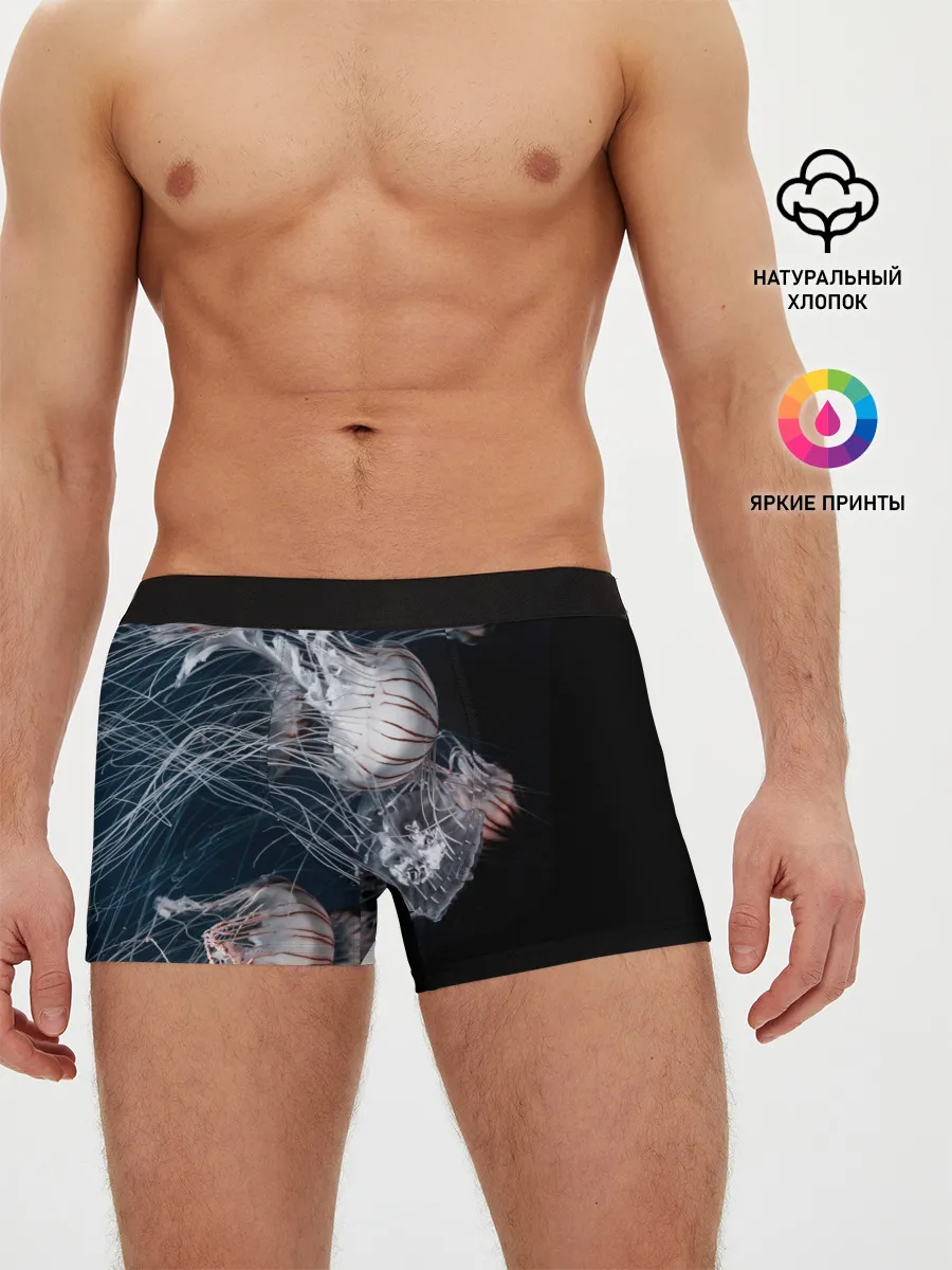 Мужские трусы боксеры / Медузы