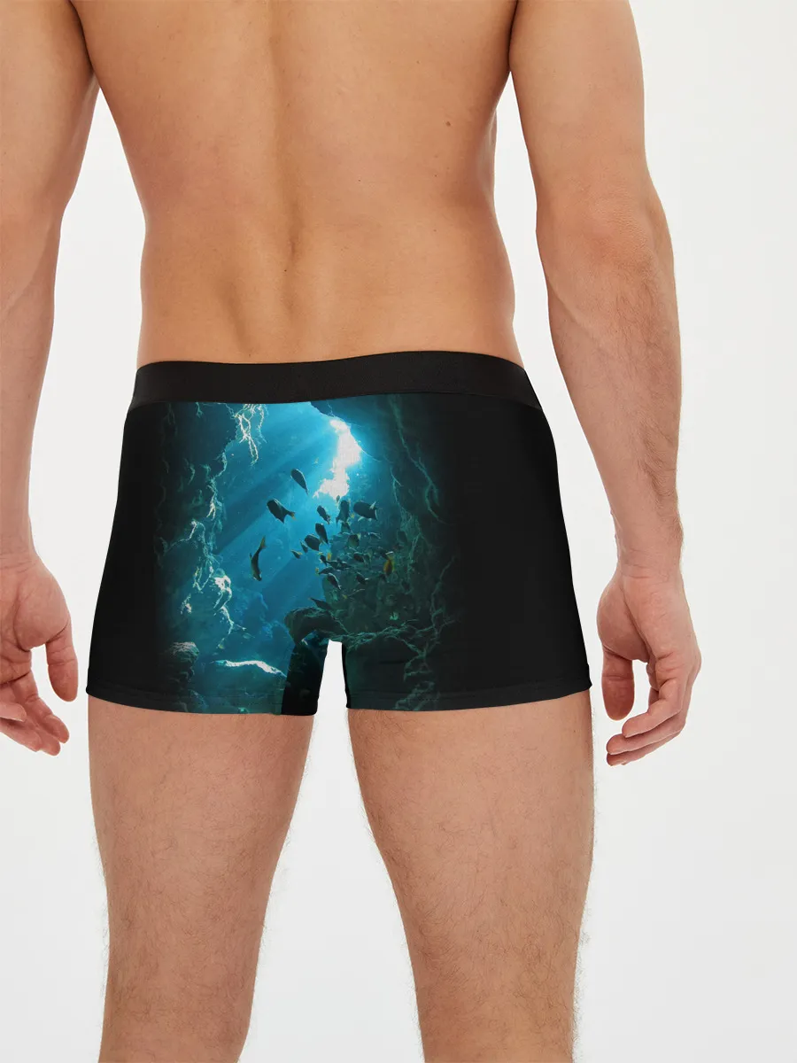 Мужские трусы боксеры / Коралловые рыбки