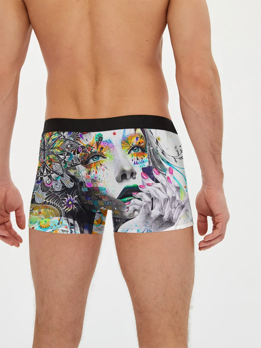 Мужские трусы боксеры / Абстрактная